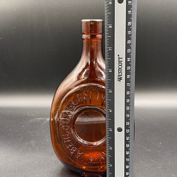 Vintage Aberlour Glenlivet Distillery 3-Sided Glass Bottle by W.H.Holt & Sons - Picture 8 of 9